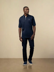 Polo Mens Sm Tipped Ss Golfer Navy