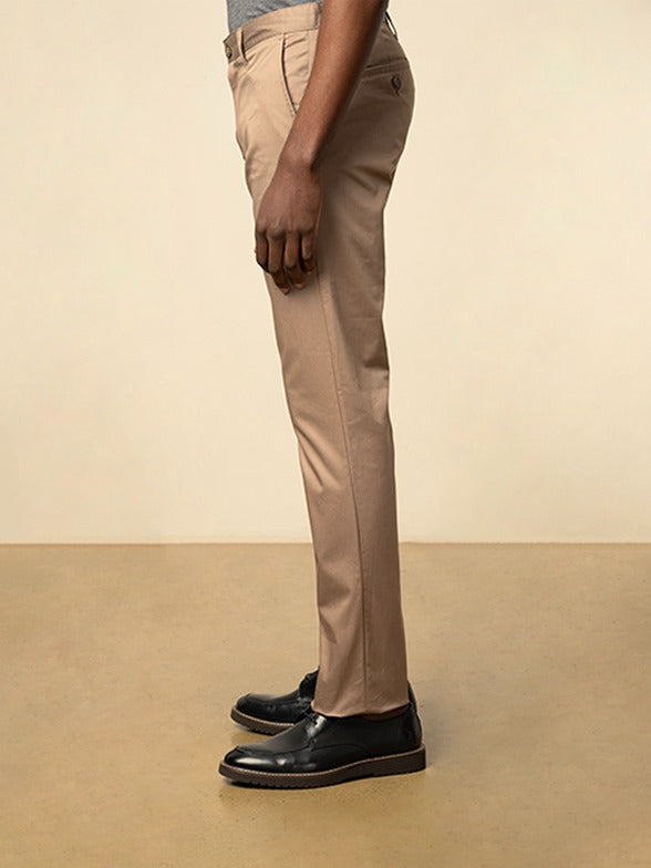 Polo Mens Essential Straight Leg Chino Taupe