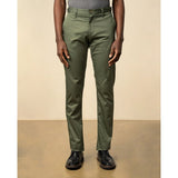 Polo Mens Milan Straight Leg Chino Pants In Olive Green