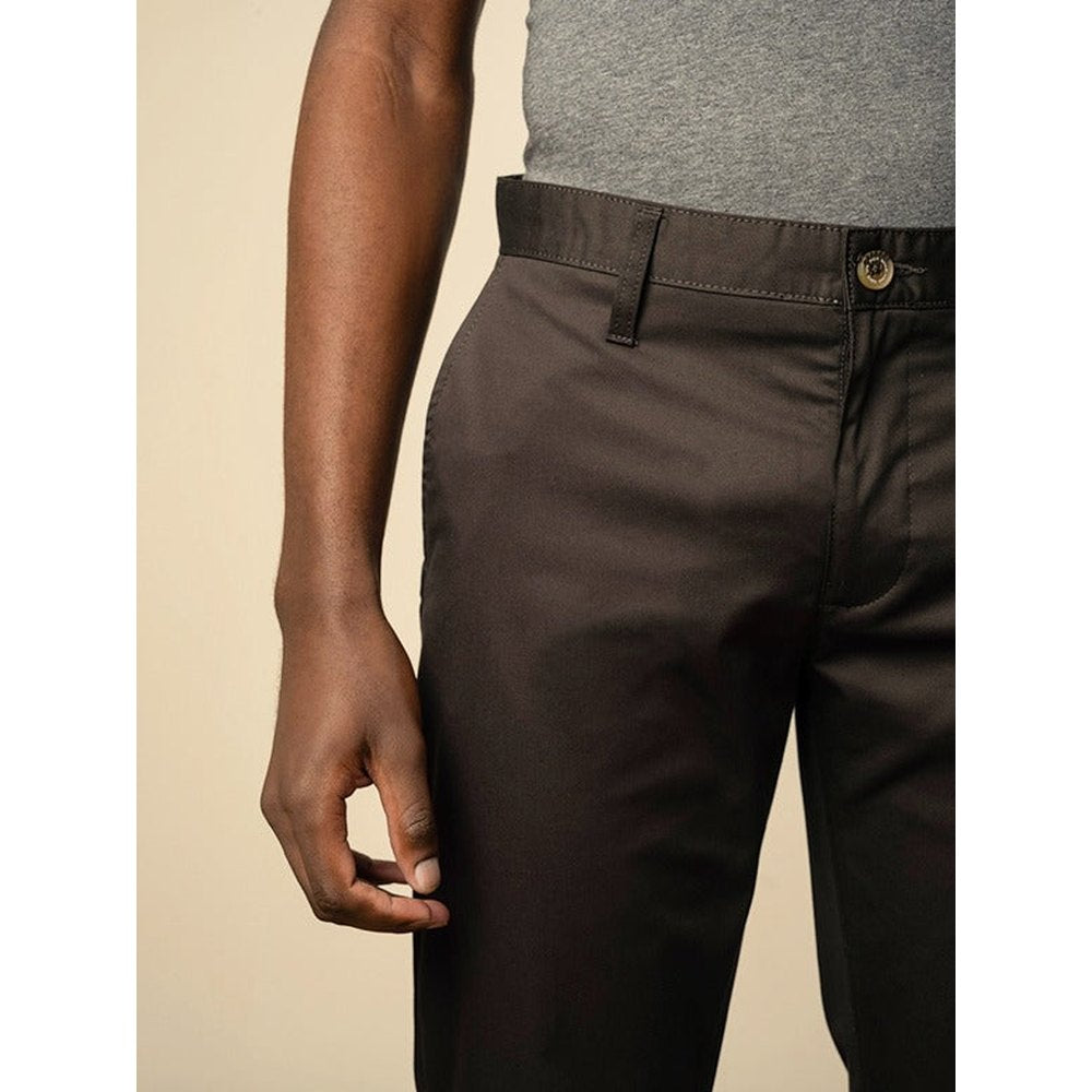 Polo Mens Essential Slim Leg Chino In Chocolate