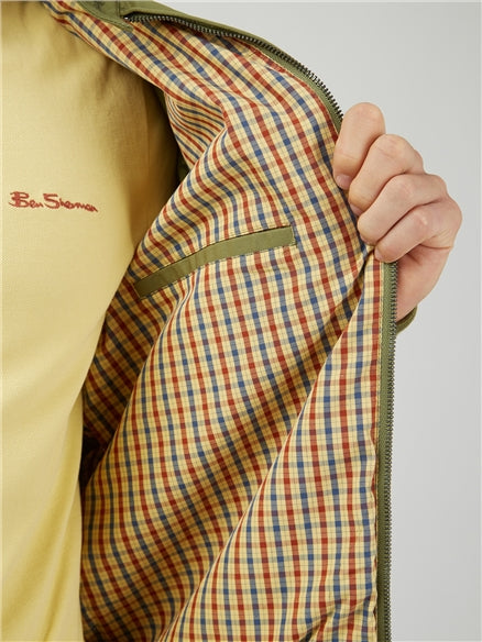 Ben Sherman Mens Signature Harrington In Loden
