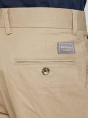 Ben Sherman Mens Straight Fit Chinos In Sandstone