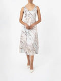 Polo Womens Genevieve Printed Slip Dress Sand