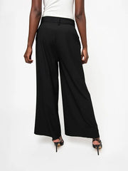 Polo Womens Tatum Wide Leg Suit Pans In Black