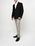 Polo Mens Custom Fit Blazer In Black