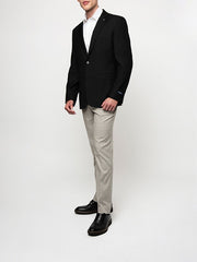 Polo Mens Custom Fit Blazer In Black
