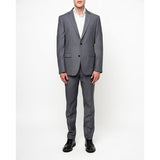Polo Mens Slim Fit Suit In Charcoal