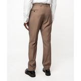 Polo Mens Custome Fit Trousers In Light Brown