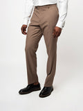 Polo Mens Custom Fit Trousers In Light Brown