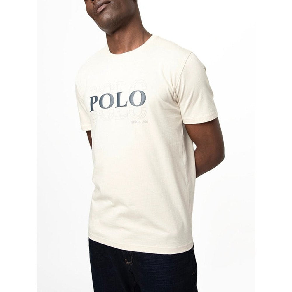 Polo Mens Printed Graphic T-Shirt In Stone