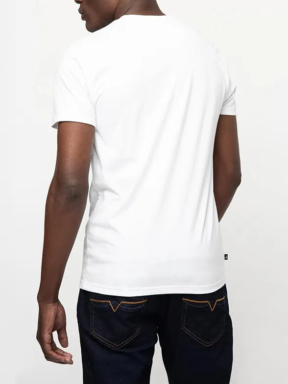Polo Printed Mens T-Shirt In Off White