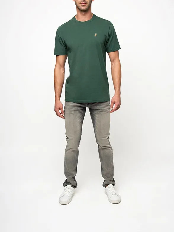 Polo Mens  Essential T-Shirt In Dark Green