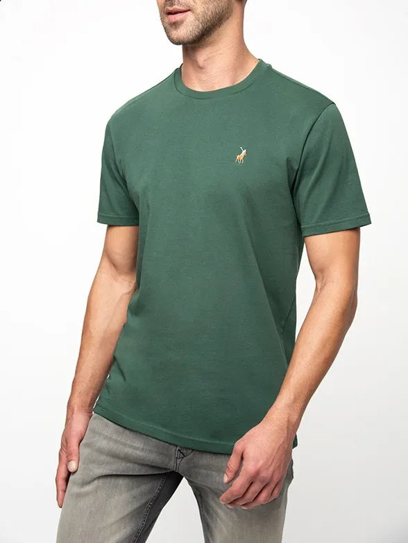 Polo Mens  Essential T-Shirt In Dark Green