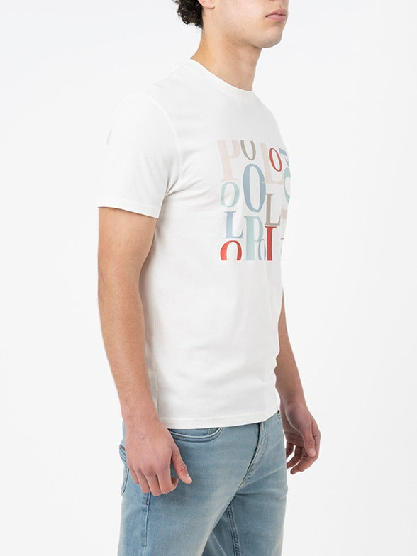 Polo Mens Logo Printed Short Sleeves T-Shirt White