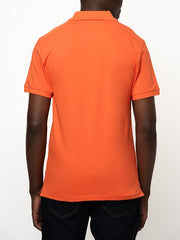 Polo Mens Essential Pique Short Sleeves Golfer Orange