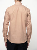 Polo Mens Long Sleeve Geometric Prrinted Shirt In Camel