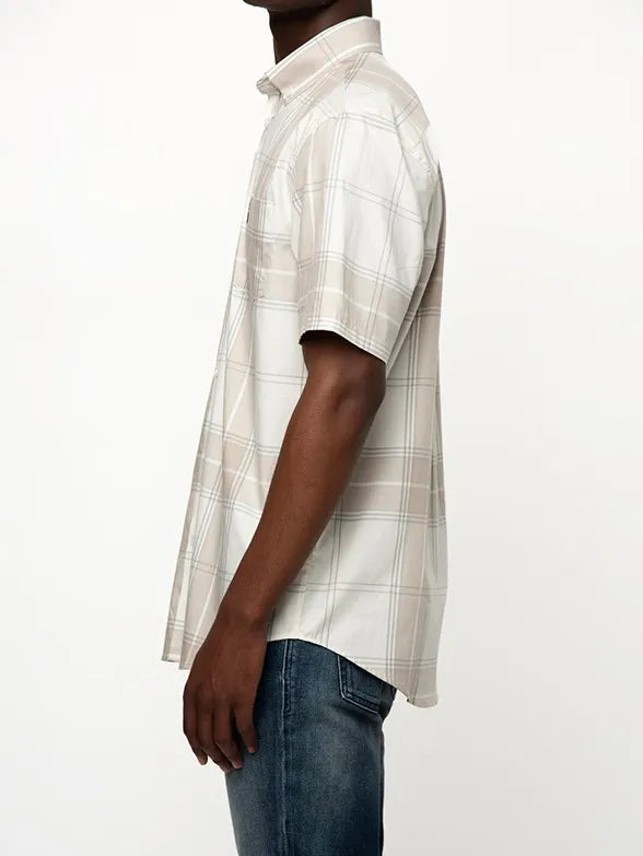 Polo Check Shirts For Men In Stone