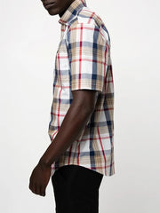 Polo Mens Multi Coloured Check Shirt In Red