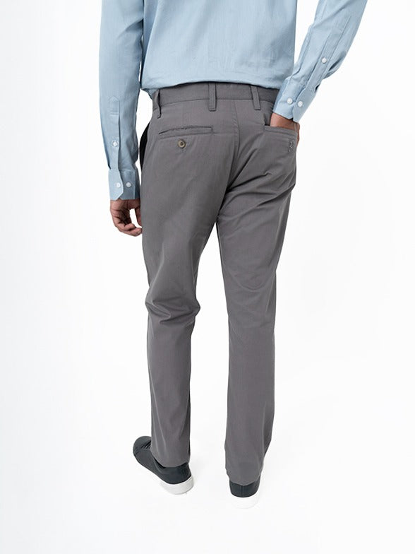 Polo mens Essential Straight Leg Chinos In Dark Grey