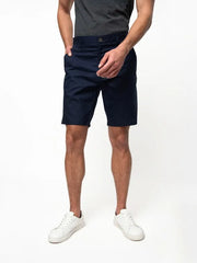 Polo Mens Linen Shorts In Navy