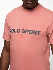 Polo Sport Grqaphic T-Shirts For Men In Pink