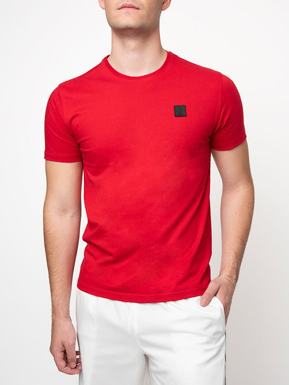 Polo Mens Sport Short Sleeves Tee Red
