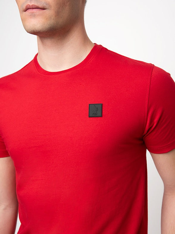 Polo Mens Sport Short Sleeves Tee Red