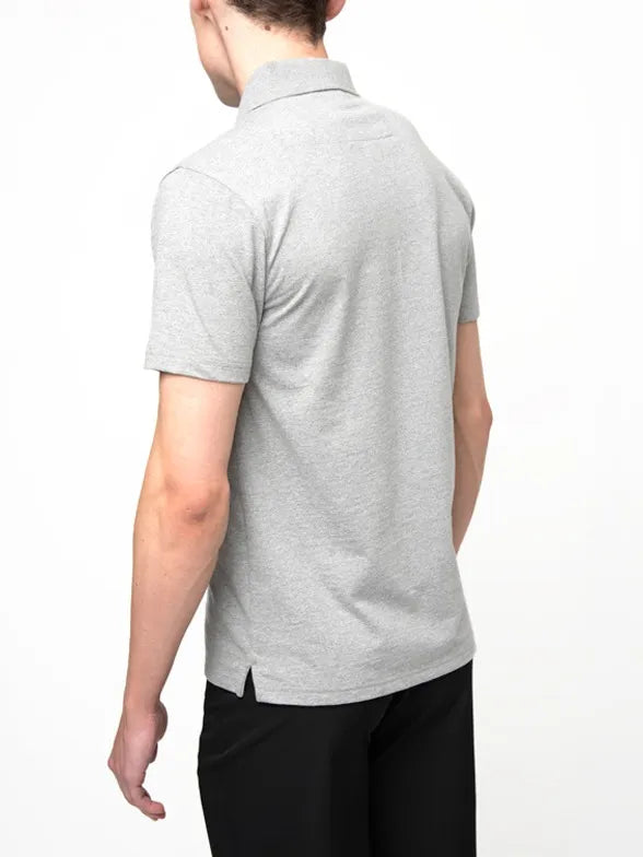 Polo Mens  Active  Badge Golfer In Grey Melange