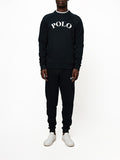 Polo Mens Sport Long Sleeve Sweat Top In Navy