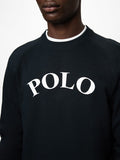 Polo Mens Sport Long Sleeve Sweat Top In Navy