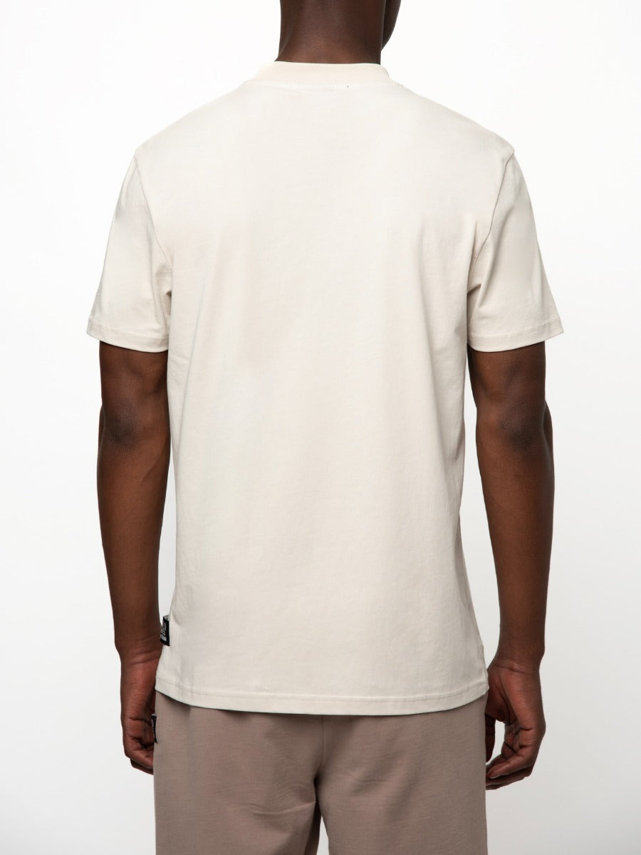 Polo Mens Puff Logo T-Shirt In Off White