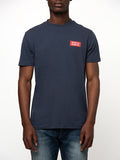 Polo Mens Block Logo T-Shirt In Navy