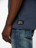 Polo Mens Block Logo T-Shirt In Navy