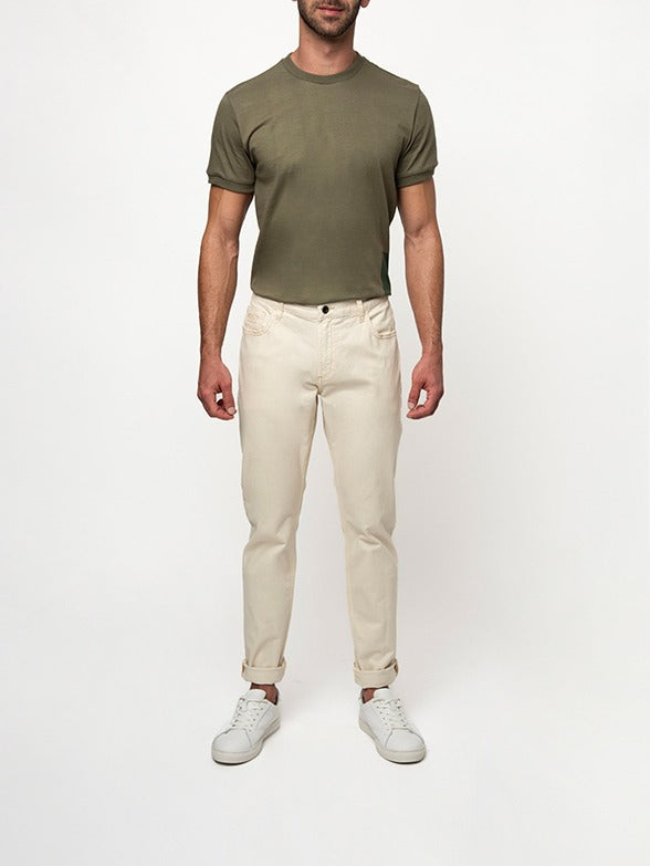 Polo Mens Pjc Overdyed Pant Stone