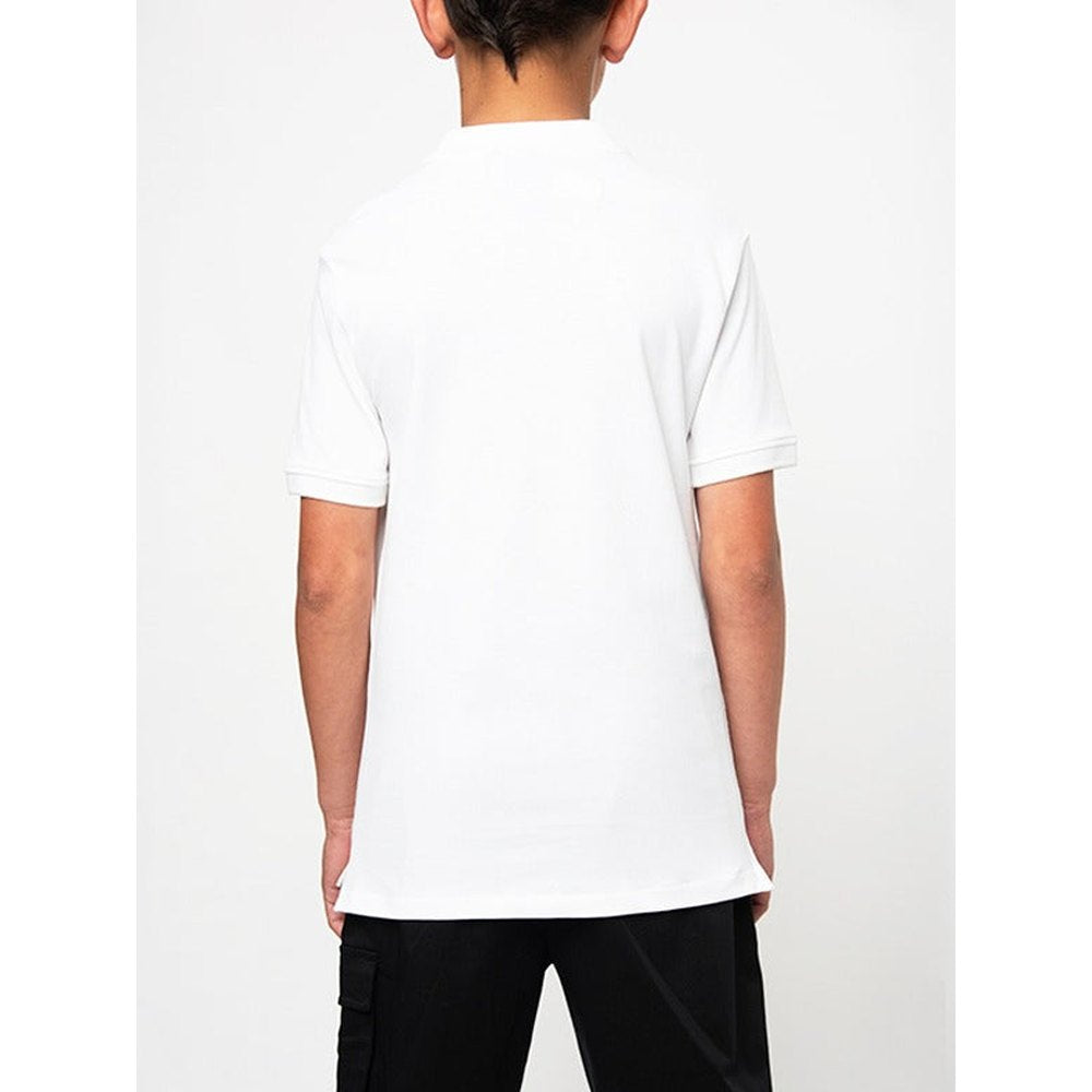 Polo Boys Austin Short Sleeve Golfer In White