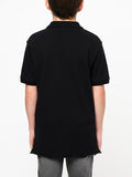 Polo Boys Austin Short Sleeve Golfer In Black