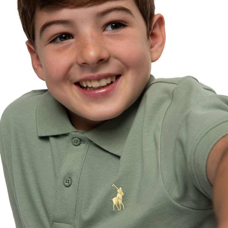Polo Boys Austin Golfer In Thyme