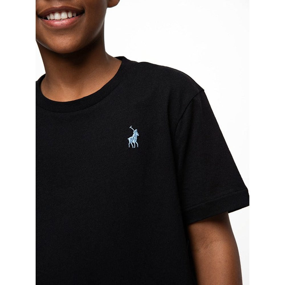 Polo Boys Rick Short Sleeve T-Shirt In Black