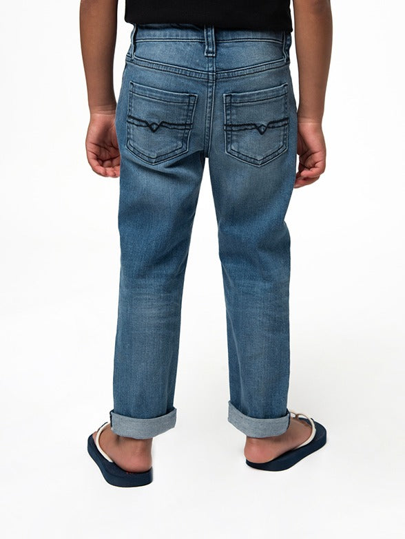 Polo Boys Tom Slim Fit Jeans In Light Wash