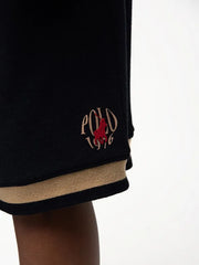 Polo Boys Damian Tennis Shorts In Navy