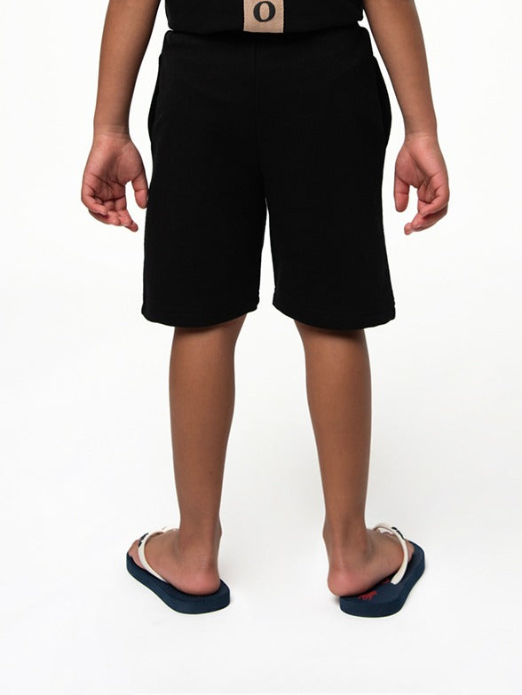 Polo Boys Preston Printed Short In Black
