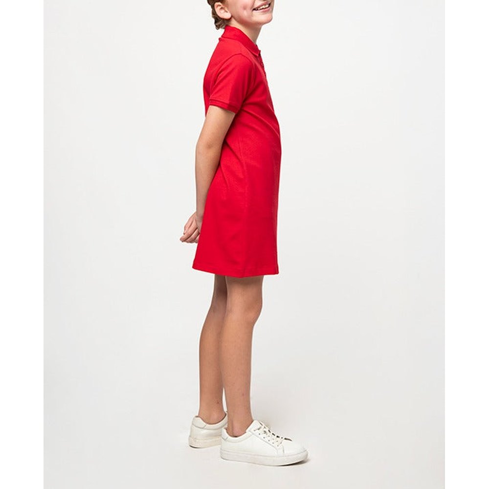 Polo Girls Short Sleeves Dakota Golfer Dress In Red