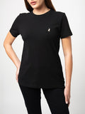 Polo Womens Allie Short Sleeves T-Shirt In Black