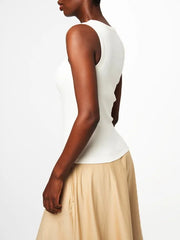 Polo Womens Thandiwe Tank Top In Off White