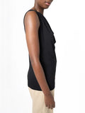 Polo Womens Blair Cowl Neck Top In Black