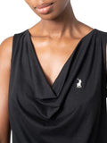 Polo Womens Blair Cowl Neck Top In Black