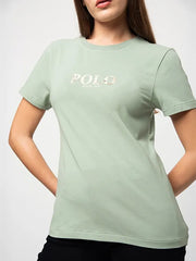 Polo Ash Sage Logo T-Shirt