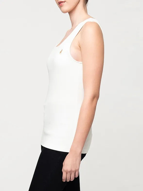 Polo Womens Emma Sl Soft Tank Off White