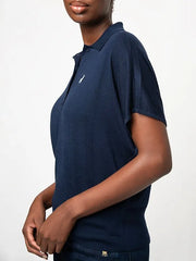 Polo Womens Brooke Knitted Golfer In Navy
