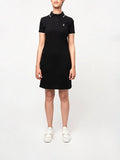 Polo  Womens Leah Short Sleeve Golfer Dress Black